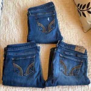 Hollister Jean bundle. Three pairs